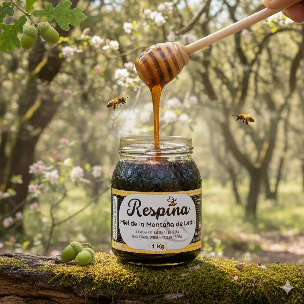 Miel de Bosque, Mielato de roble - 1 kg