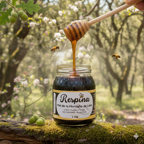 Miel de Bosque, Mielato de roble - 1 kg